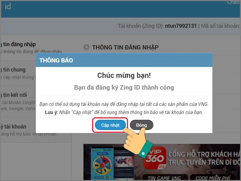 Làm thế nào để xóa tài khoản ZingPlay của tôi?